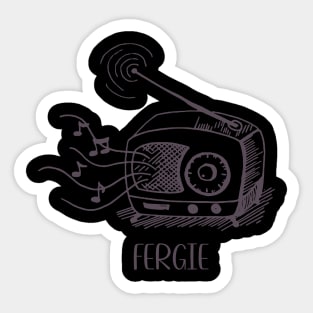 Fergie Sticker